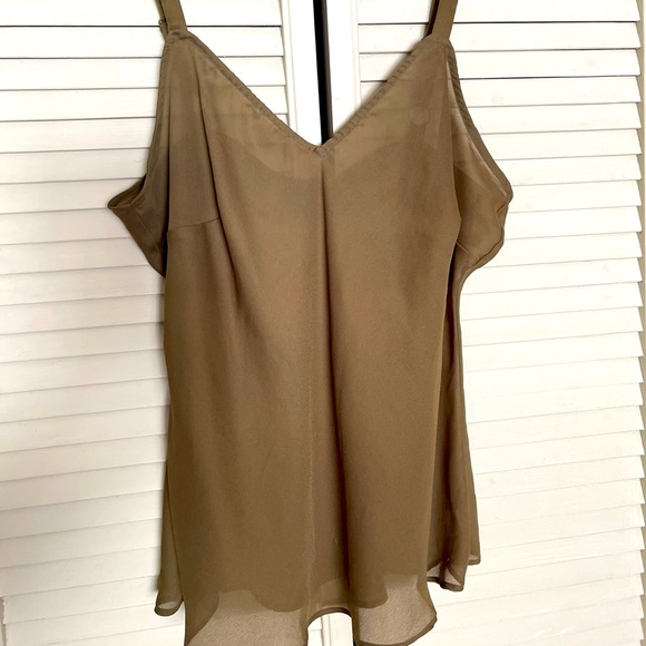 Lane Bryant Tops - Lane Bryant Sheer Blouse Chic Size 14/16